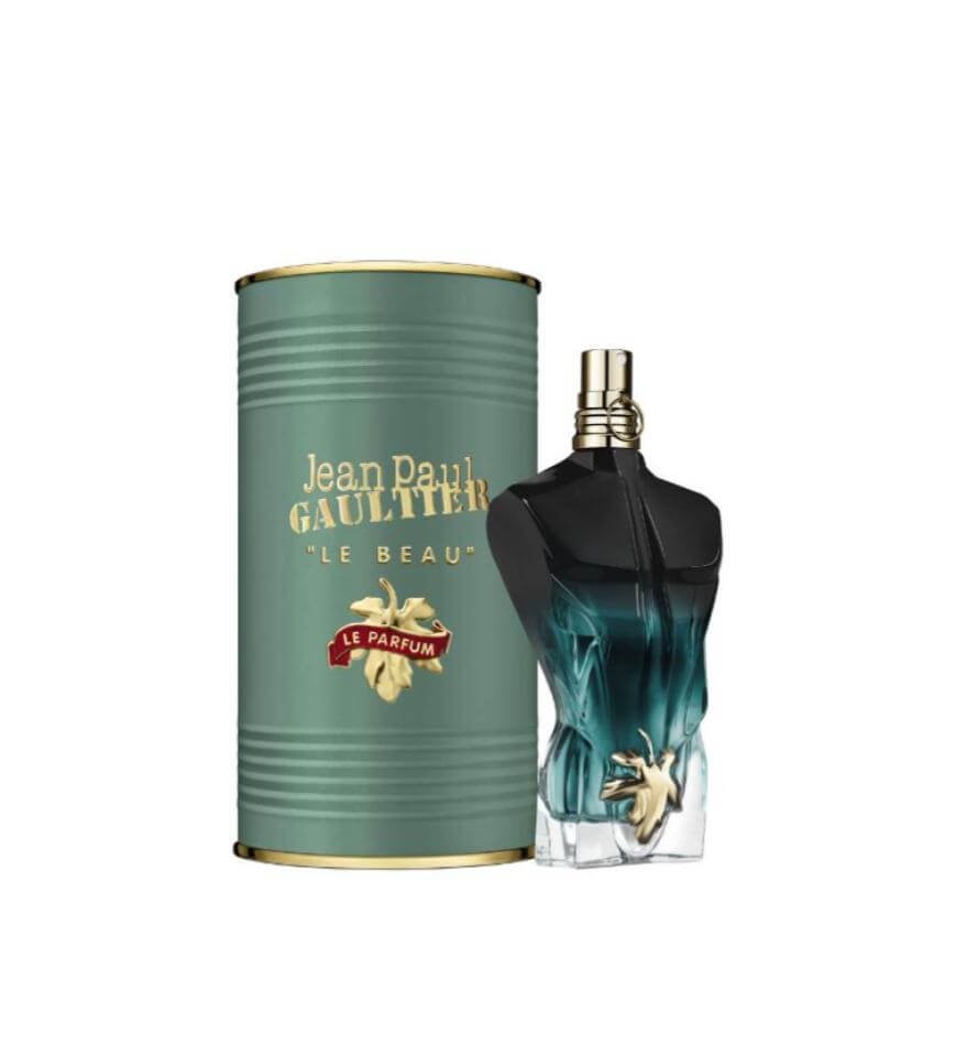 Frasco de JPG Le Bleu Le Parfum